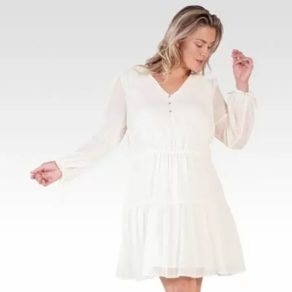 Standards & Practices Plus Size Long Sleeve Tiere… - image 2